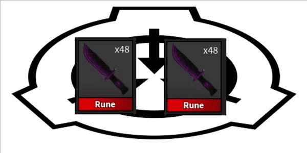 Gambar Product Rune Knife - Murder Mystery 2