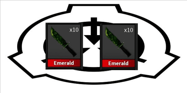 Gambar Product Emerald Knife - Murder Mystery 2