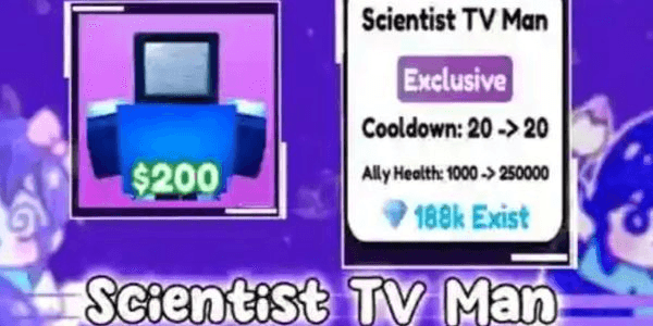 Gambar Product Exclusive Scientist TV MAN - Toilet Tower Defense - TTD