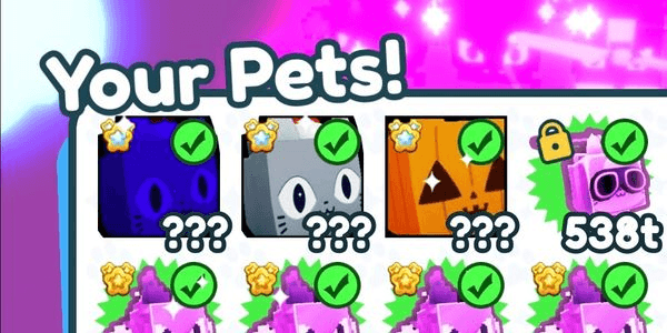 Gambar Product Rainbow Huge Festive Cat -Pet Simulator
