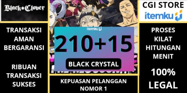 Gambar Product 210 Premium Black Crystals + 15 Black Crystals