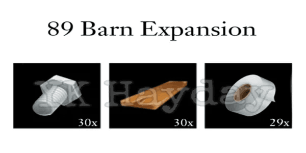 89 Barn Expansion Materials (30,30,29)