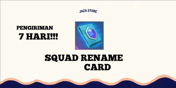 Gambar Product Squad Name Change Card