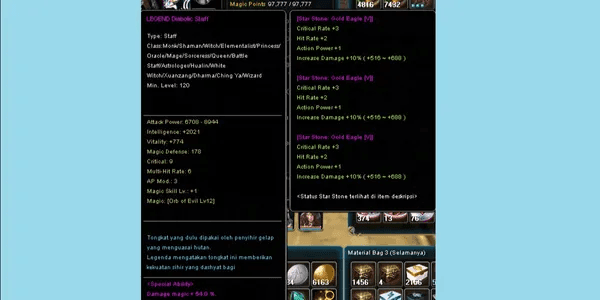 Legend Diabolic Staff GE VVV