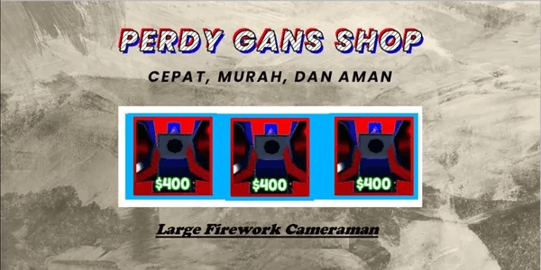( Myhtic ) Large Firework Cameraman - Toilet Tower Defense - TTD