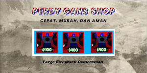( Myhtic ) Large Firework Cameraman - Toilet Tower Defense - TTD