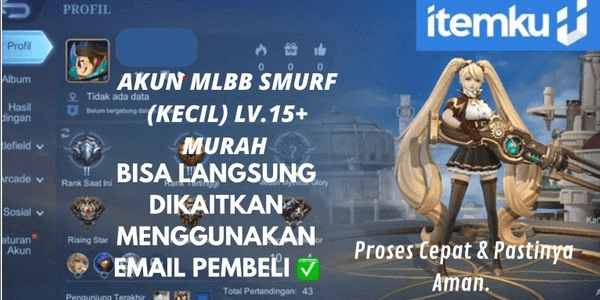 Gambar Product AKUN SMURF ML MURAH MERIAH