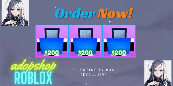 Gambar Product Exclusive Scientist TV MAN - Toilet Tower Defense - TTD