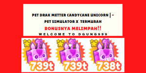 Pet Drak Metter Candycane Unicorn | - Cheapest Pet Simulator