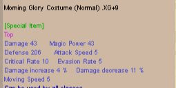 Gambar Product Morning Glory Costume(Normal)XG+9