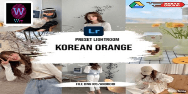 Gambar Product PRESET LIGHTROOM - KOREAN ORANGE | lOS & ANDROID