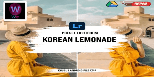 Gambar Product PRESET LIGHTROOM - KOREAN LEMONADE | lOS & ANDROID