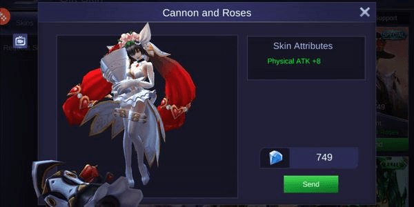 Gambar Product Cannon and Roses (Special Skin Layla)