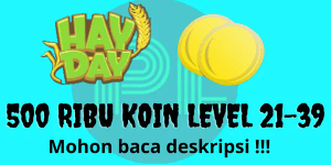 500 Thousand Coin Package Lvl 21-39