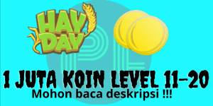 1 Million Coin Package Lvl 11-20