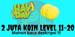 2 Million Coin Package Lvl 11-20
