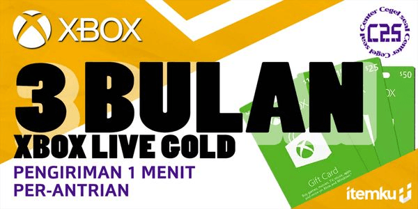 Gambar Product Xbox Live Gold 3 Months