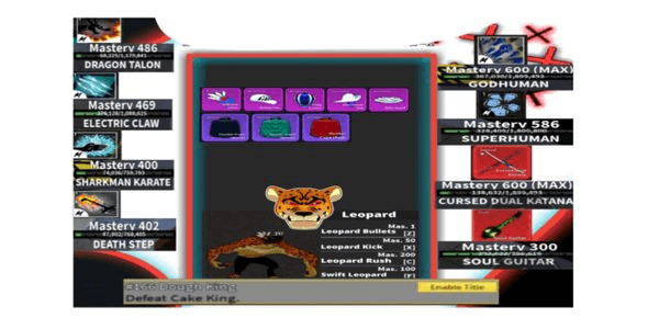 Gambar Product Blox Fruit Leopard Account + Unlock Raid dough