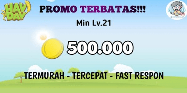 Gambar Product [MURAH] Paket Coin 500.000 Untuk Akun Level Rendah