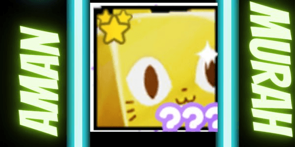 Gambar Product Huge Golden scary cat | Pet simulator