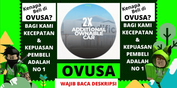 Gambar Product 2x Additional Ownable Car