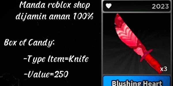 Gambar Product Blushing Heart || Survive the Killer | Valentine's Event 2023