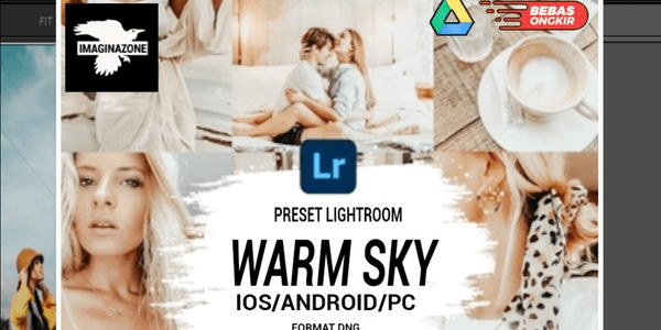 Gambar Product PRESET LIGHTROOM - WARM SKY | lOS, ANDROID & PC