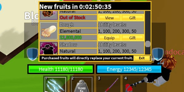 Gambar Product Blox fruit account