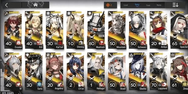 Gambar Product (14 3*)Arknights Low-Mid Squad