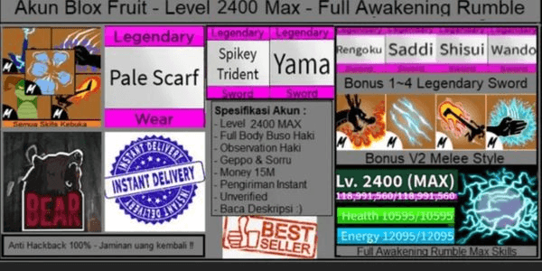 Gambar Product Rumble (Elemental)