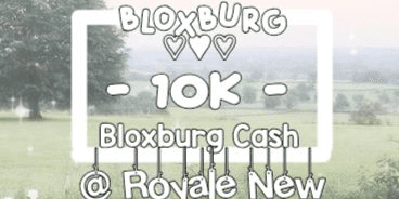 Gambar Product 10K Bloxburg Cash | Bloxburg - Royale New