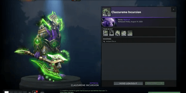 Claszureme Incursion (Bundle Faceless Void Collector's Cache TI 10)