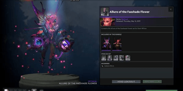 Gambar Product Allure of the Faeshade Flower (Dark Willow Set)