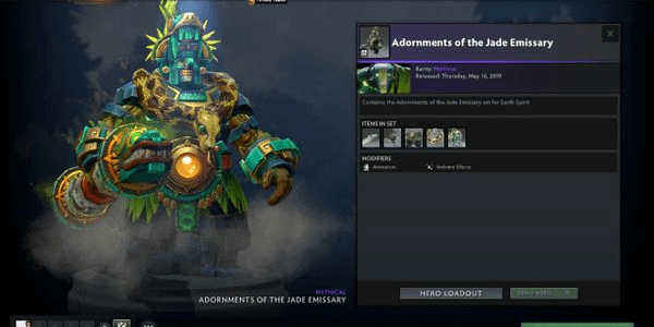 Gambar Product Adornments of the Jade Emissary (Earth Spirit Set)