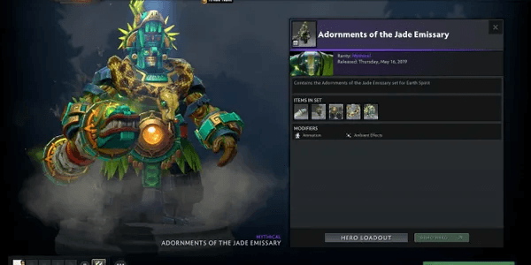 Adornments of the Jade Emissary (Earth Spirit Set)