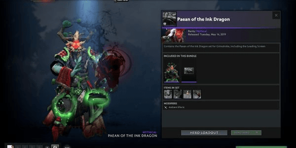 Gambar Product Paean of the Ink Dragon (Grimstroke Set)