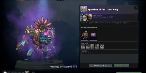 Gambar Product Appetites of the Lizard King (Slark Set)