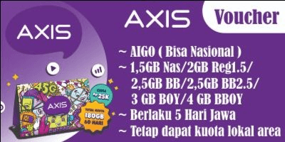 Gambar Product Axis 1GB 5 hari