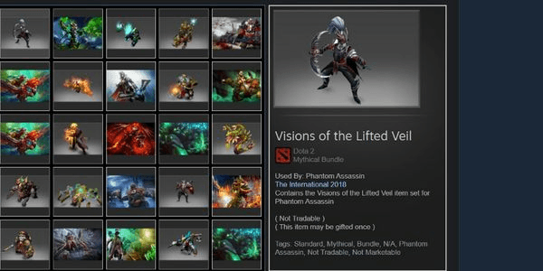 Gambar Product Visions of the Lifted Veil (Phantom Assasin Set)