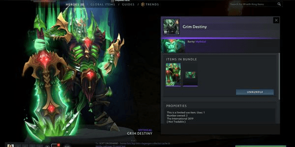 Gambar Product Grim Destiny (Wraith King Set)