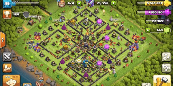 Gambar Product Akun COC TH 12 EXP Lumayan