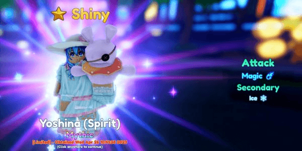 Gambar Product Yoshina Shiny Evolution Anime Adventures