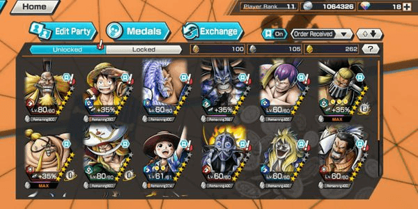 Gambar Product Akun 2 ex luex ft new ex kaido runner
