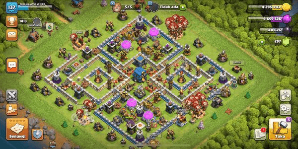 Gambar Product Town Hall 12 New || Mesin 2 || Code A001