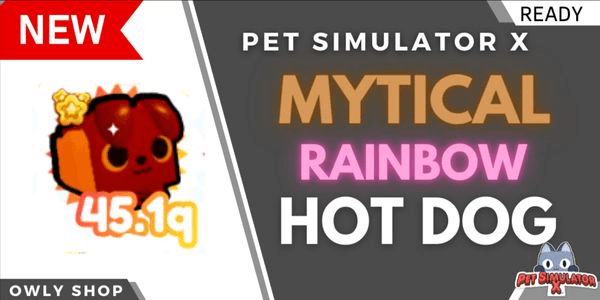 Gambar Product Mytical Rainbow Hot Dog - Pet Simulator X