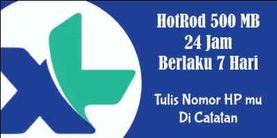 HotRod 24Jam 350 MB (7 Hari)