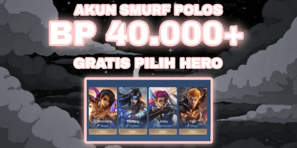 Gambar Product Many Smurf Mobile Legends BP accounts are #CHEAP