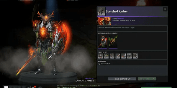 Scorched Amber (Dragon Knight Set)