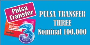 Pulsa Transfer 100000