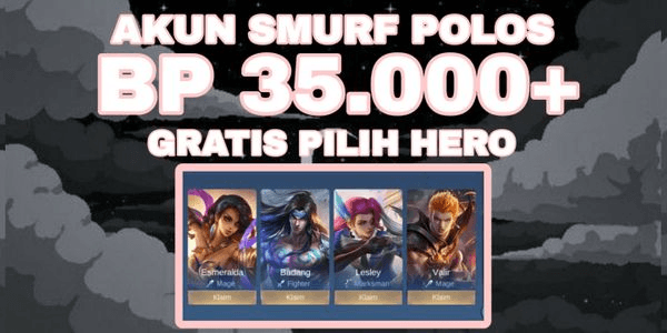 Gambar Product Cheap Mobile Legends Smurf Account